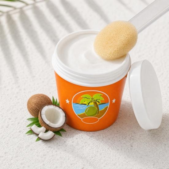 All-Purpose Coconut Oil Cleaning Paste, Heavy Oil Stain Remover, Detergent for Polishing Stainless Steel Copper Surfaces