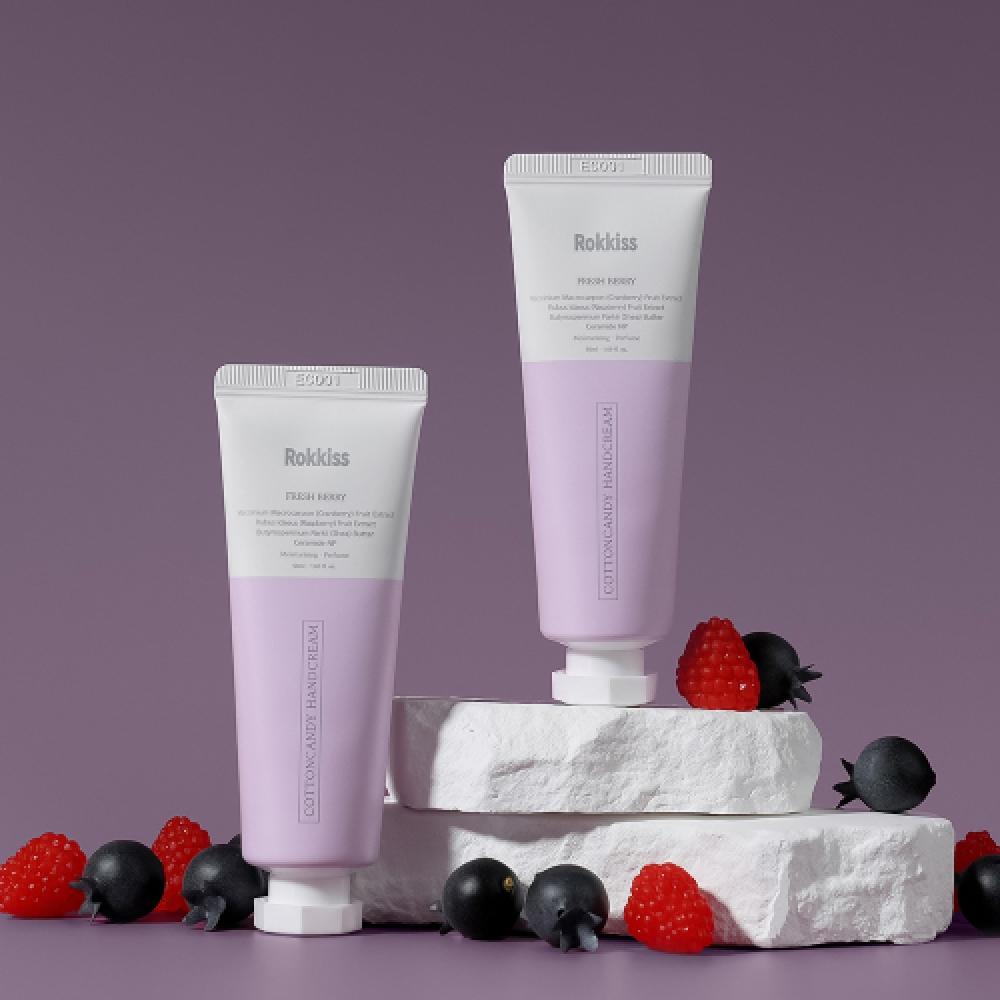 Rokkiss Cotton Candy Hand Cream 4 Piece Set 1 Set