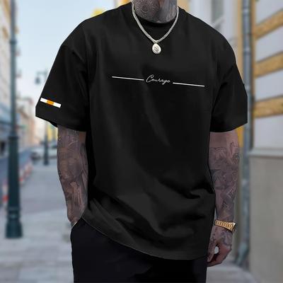 Neues Sommer Herrenmode T-Shirt Persönlichkeit Paris Gedrucktes Herren T-Shirt Top