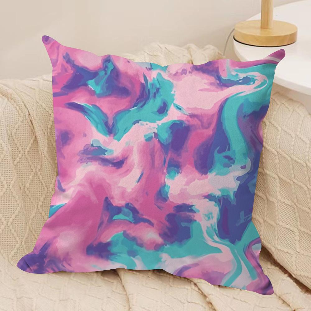 Marble pattern Cushion Cover Soft Plush Fabric DoubleSided Printed Cushion Covers for All Seasons Modern HomeDecor Gift
