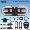 Rechargeable Wireless Bicycle Taillight & Turn Signal with Remote Control – Detachable Mountain Bike Accessory