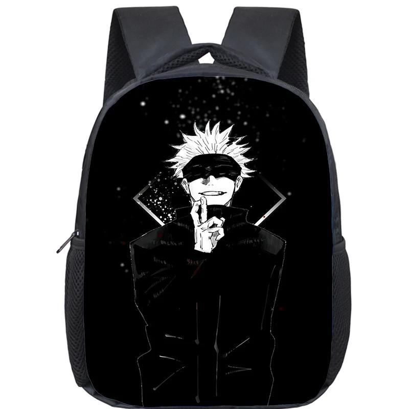 Anime Jujutsu Kaisen Backpack Boys Girls Kindergarten Book Bag Children School Bags Manga Gojo Satoru Yuji Itadori Backpack Gift