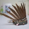 Feather Headwear for African Drum Performances, Tribal Hair Accessories, and Photography Fashion Show Props