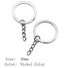 Graduation Accessories For Making Jewelry 30mm Keychain 3 Sizes 7 Colors For Color And Size Accessories Parts Souvenir DIY Accessories