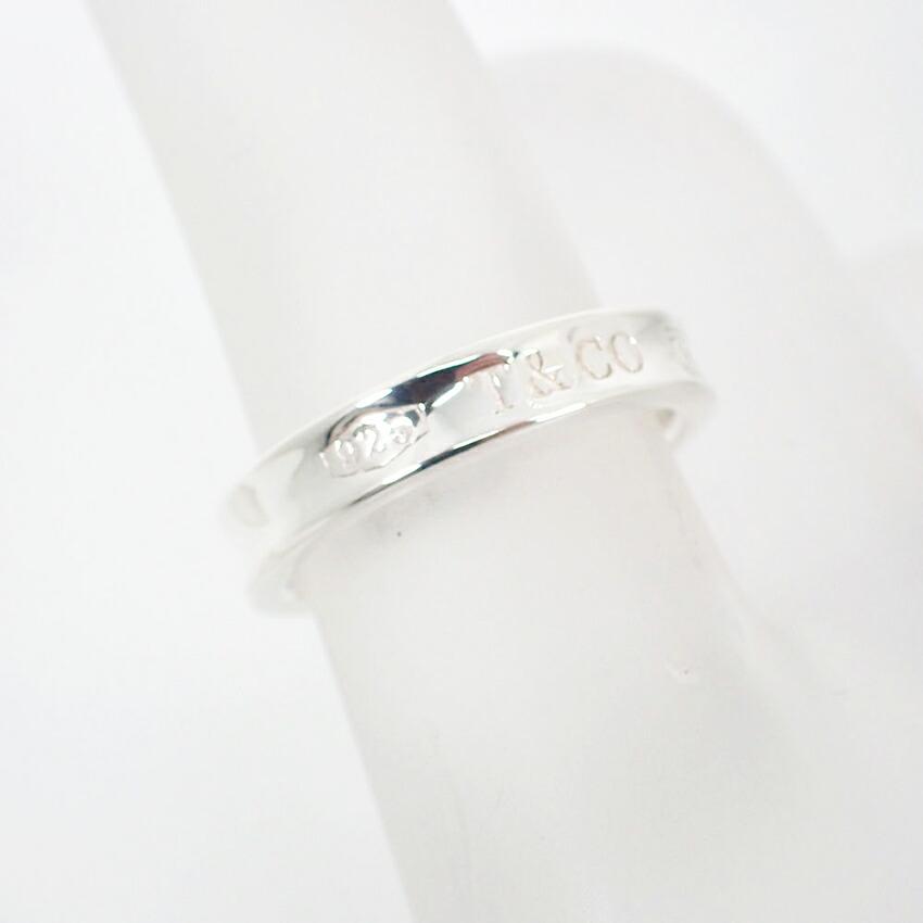 Used Tiffany 925 1837 Narrow Ring, Size 7, j58-2