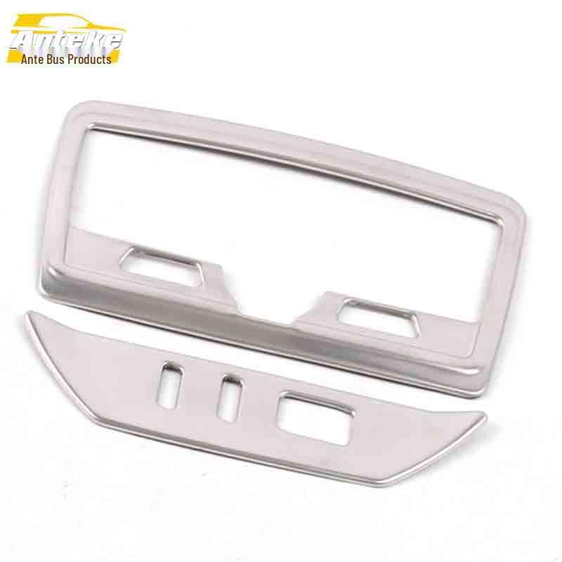 Peugeot 5008 Rear Air Outlet Decorative Frame - Stainless Steel Sequin Sticker