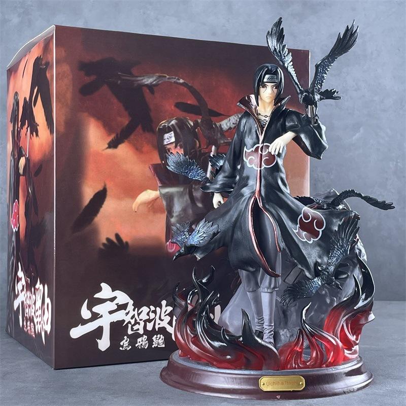 Naruto Uchiha Itachi Action Figure - Akatsuki Crow Anime Collectible Model Gift