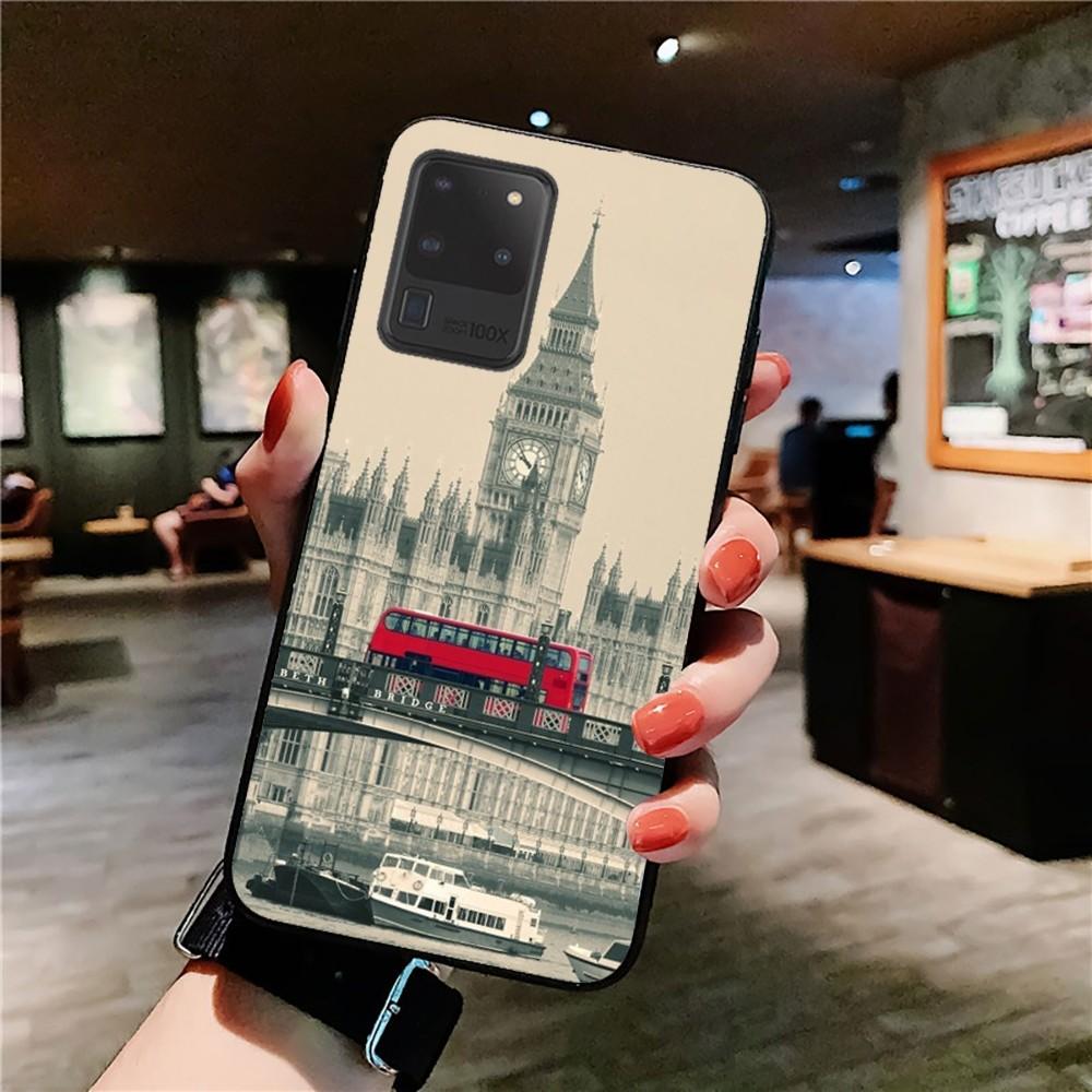 London Bus England Telephone Phone Case For Samsung S 9 10 20 21 22 23 30 23 24 plus lite Ultra FE S10lite Fundas