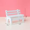 Ornaments Mini Chair Bench Miniatures Dollhouse Furniture Decoration Crafts Garden Decor Figurines