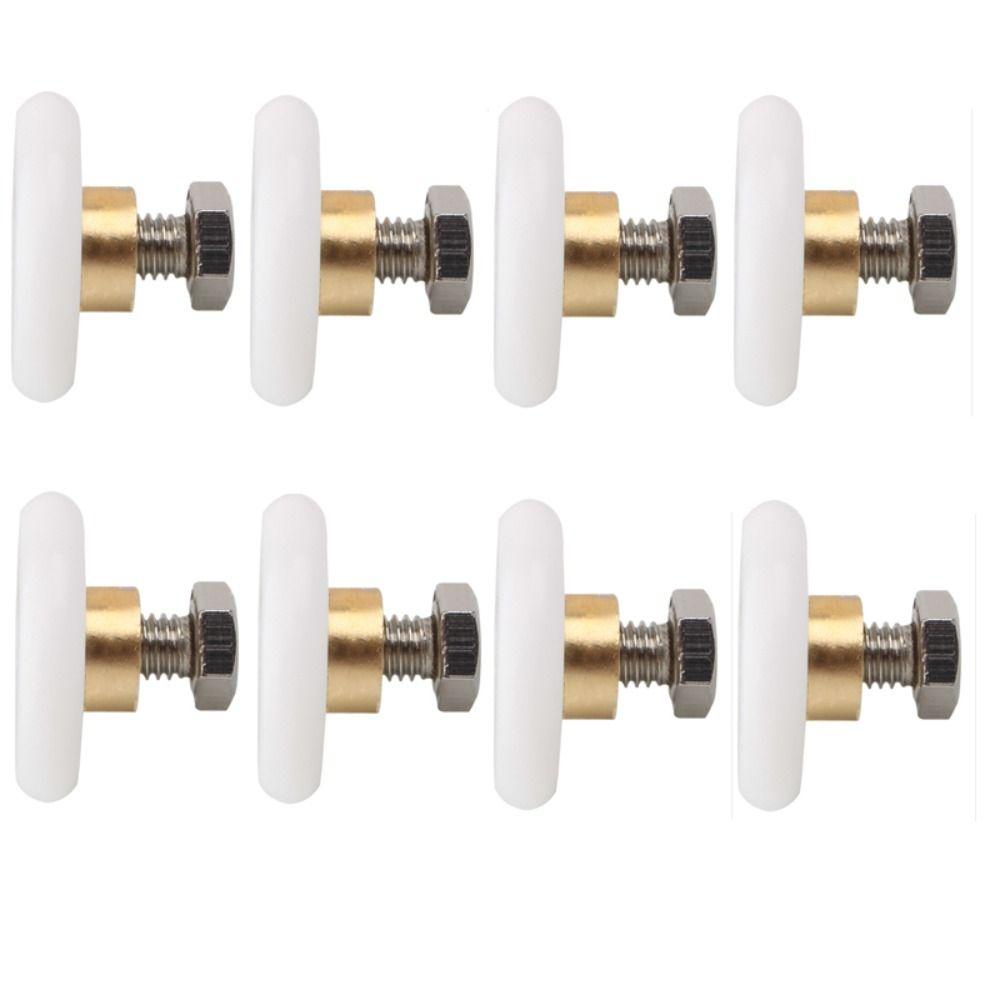 

8 шт. рифленые колеса, 20 мм, полозья, ролики для душевой двери, замена диаметра