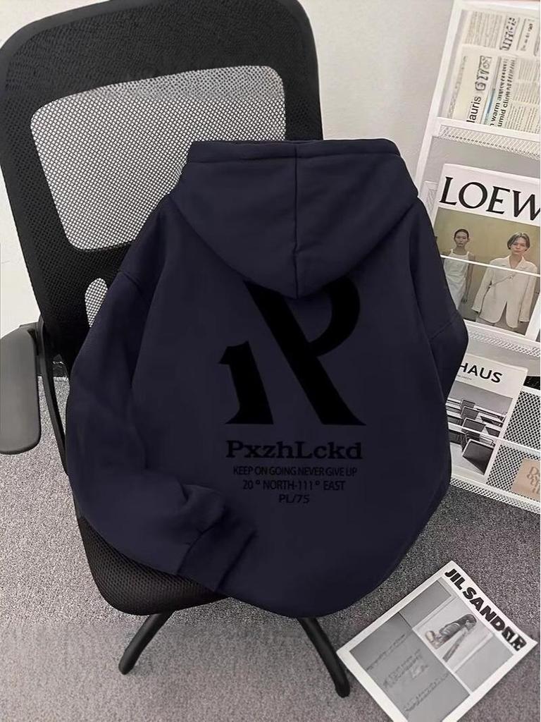 Men's Korean-Style Double-Layer Hooded Sweatshirt - Autumn New Arrival Casual Loose Fit Trendy Top for Couples