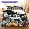 Rocky Pattern Bedding Quilt Set Quilt Cover Pillowcase Home Decoration Gift (1 * Duvet Cover + 2 * Pillowcase, Without Core)