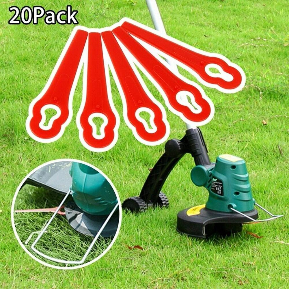 Set Blades Trimmer 20Pcs Cordless Cutter Lawn Mower