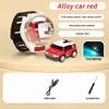 USB Charging Wireless Watch Car 2.4 GHz Mini Zinc Zinc Alloy Racing Funny Toy RC Car  Boys Girls