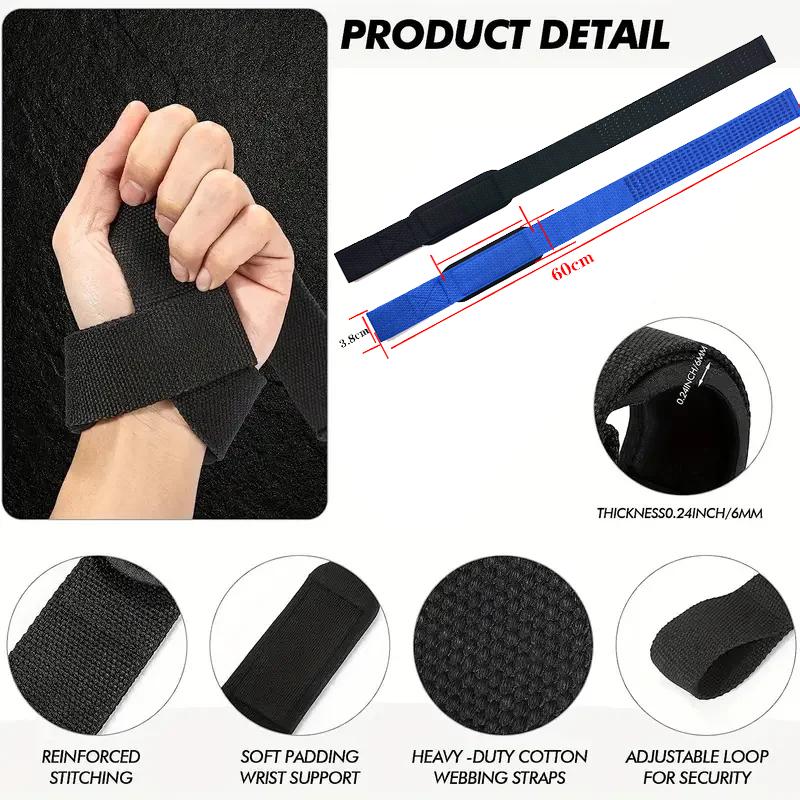 Gewichtheben Handgelenk Straps Krafttraining Einstellbare Non-slip Gym Fitness Hebe Strap Handgelenk Unterstützung Sport Grip Band