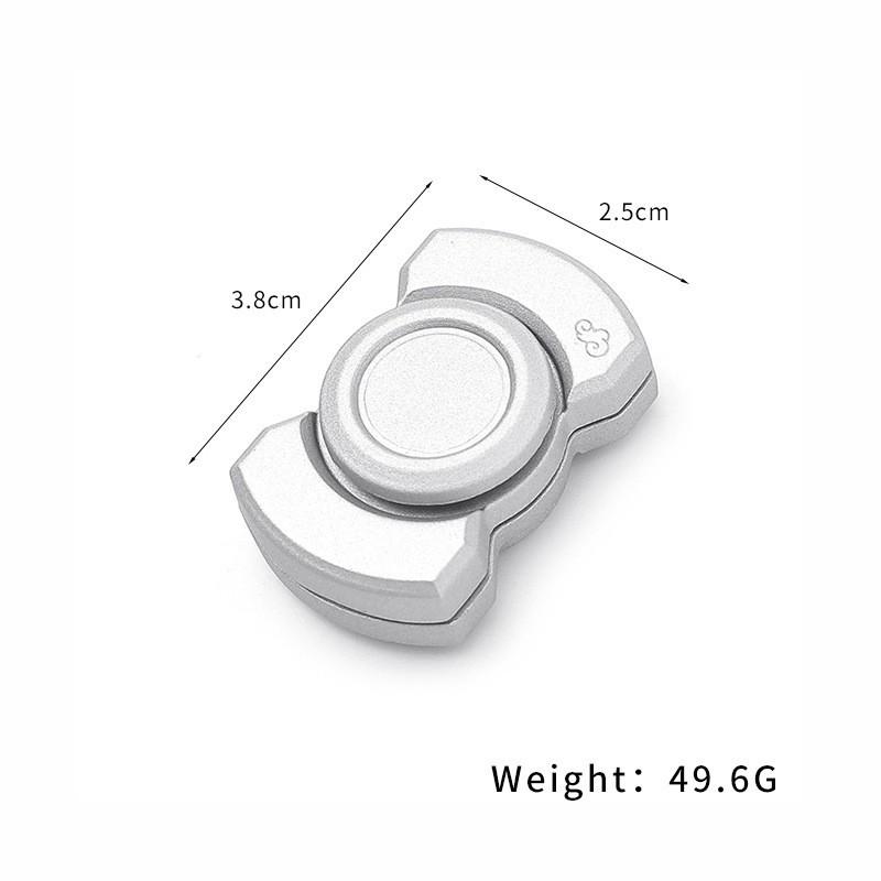 **3-in-1 Metal EDC Fidget Spinner & Pop Coins Decompression Toy**