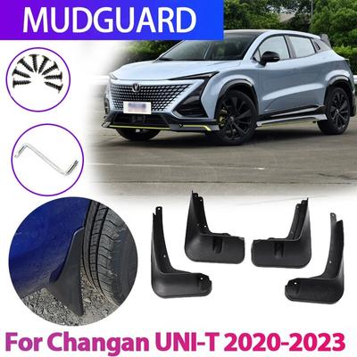 Schmutzfänger Auto Vorne Hinten 4 Stück Kotflügel Speziell Kotflügel Schmutzfänger Autozubehör Für Changan UNI-T UNIT -2023 Schmutzfänger Schutz