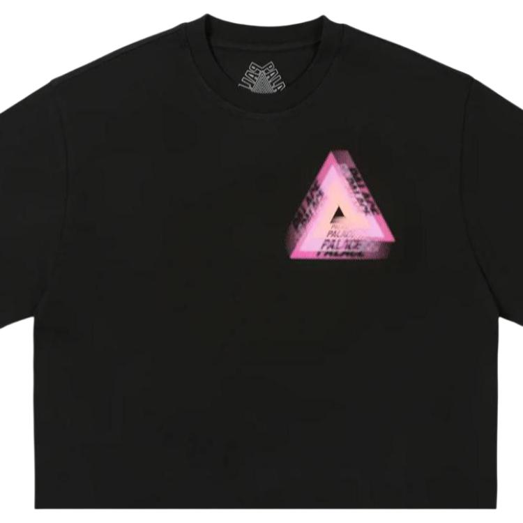 Palace Tri-Faded T-Shirt Black Unisex Tops P27TS298
