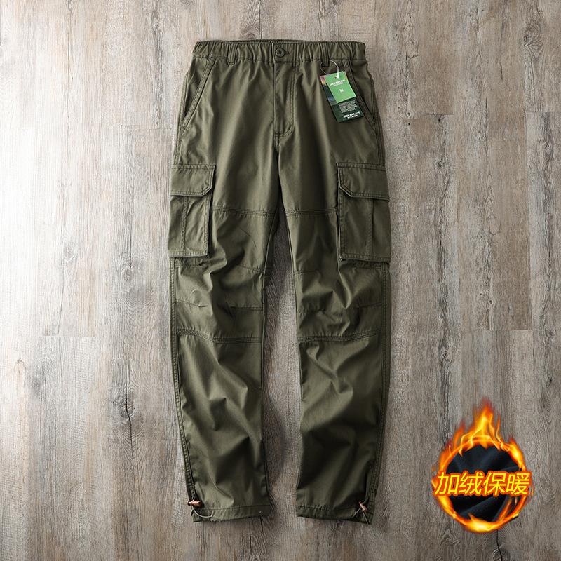 Outdoor Multi-pocket Overalls Men's Spring and Autumn Straight Loose Casual Mountaineering New Summer Thin Pants