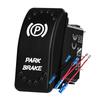 Waterproof White LED Rocker Switch for Light Bar Spot Lights 5P/7P ON-OFF-ON 12V/24V Heavy Duty for Car Boat Truck SUV 4x4 Hilux