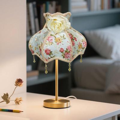 Lamp Shade with Tassels Lampshade E27 Base Table Replacement Tassel Cover European