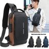 Password Lock Male Multifuctional Shoulder Bag Water Proof Sport Crossbody Bag  Motorcycle Use