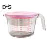 Glass Measuring Cup with Handle & V-Shaped Spout Shot Glass Espresso Jugs Transparent Scale Ounce Measure Jugs Mixing Mug for Bar Party Wine Milk