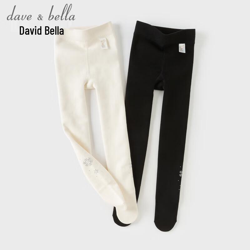 Dave & Bella Girls' Plush Lined Winter Tights