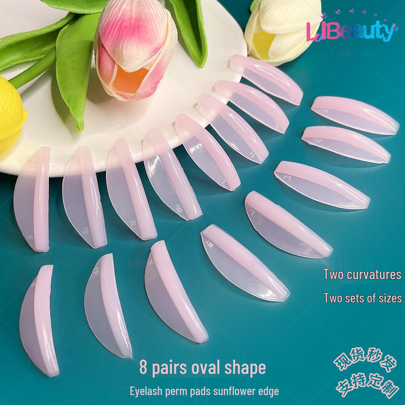 

Libeauty Sunflower Edge Eyelash Curler and Lifting Pads, Eyelash Perm Kit with Keratin. зелёный