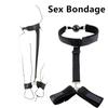 Erotic HandCuffs Mouth Gag BDSM Bondage Restraints Sex Toys for Couples Open Mouth Ball Backhand Cuffs Tied Up Adult Game
