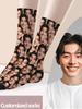 3D Face Print Socks – Personalized Christmas Gift, Polyester, Full 360° Design