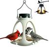 Outdoor Solar Bird Feeder Hanging Wild Bird Feeder With LED Light Crown Shape Bird Feeder Lantern Bird Feeder For Outdoor
