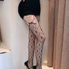 Women Plus Size Fishnet Thigh High Stockings Tights Suspender Garter Belt Lingerie Pantyhose 5XXXL