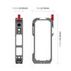For Insta360 X4 Air PULUZ Metal Protective Cage Expansion Frame with Cold Shoe Bases & Lens Cover (Grey)