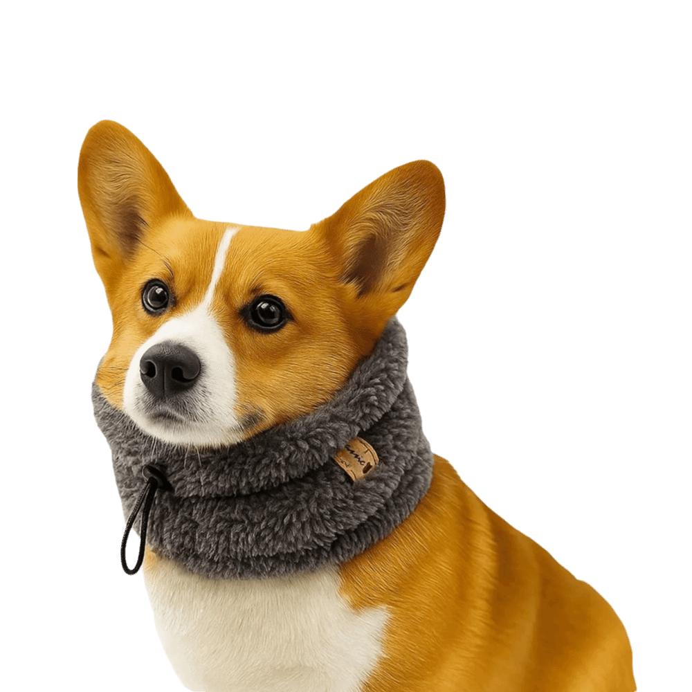 Warm Dog Headgear Adjustable Prevent Fright Pet Neck Gaiter Anxiety Relief Noise-proof Puppy Scarf for Small Medium Large Dogs