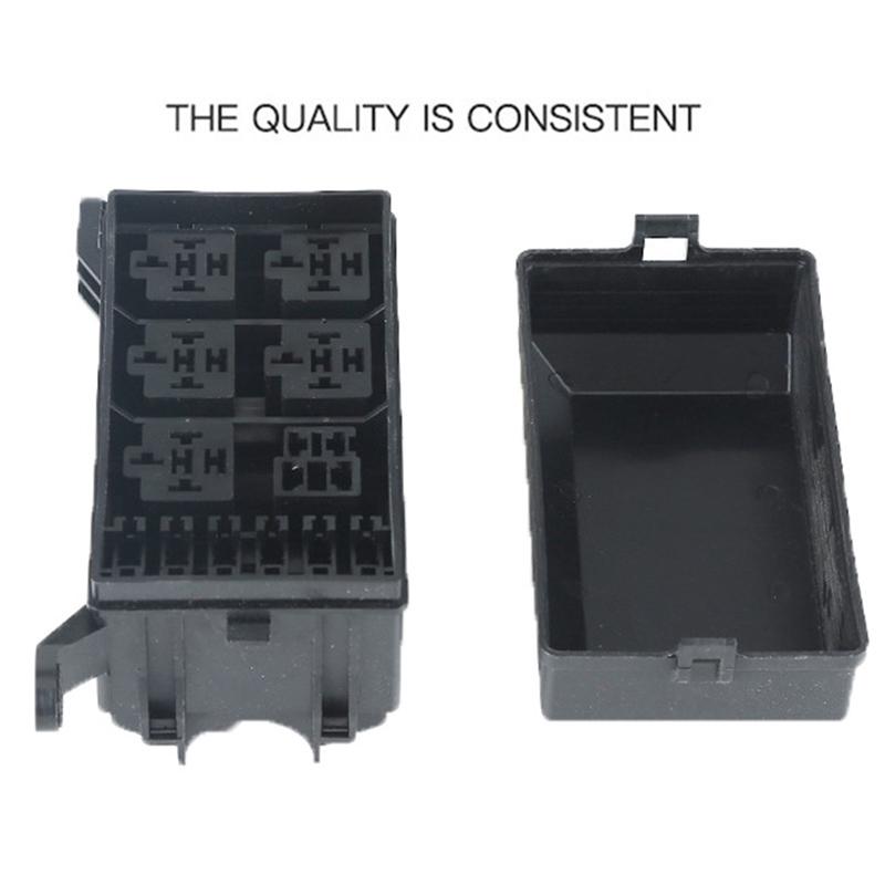 Cutie Relee Auto cu 12 Sloturi 6 Atc/Ato 6 Relee Standard Lame Siguranțe Suport Bloc