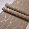 Background Wallpaper Room Decoration 53cm Wall Stickers Thickened Bedroom Curve Stripes Moisture-proof Non-woven European Modern