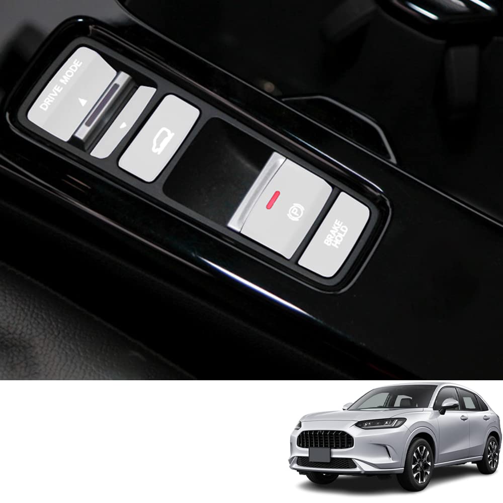 

Bmolpt Чехол ручного тормоза, совместимый с Honda, New ZR-V/ZRV RZ3, RZ4, RZ5, RZ6, серия RZ Handbrake cover серебряный