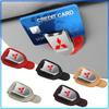 Auto Sun Visor Glasses Box Sunglasses Clip Card Ticket Holder Stand For Mitsubishi Lancer Lancer ASX Outlander 2 3 Pajero Mirage Exzos Pajero 4