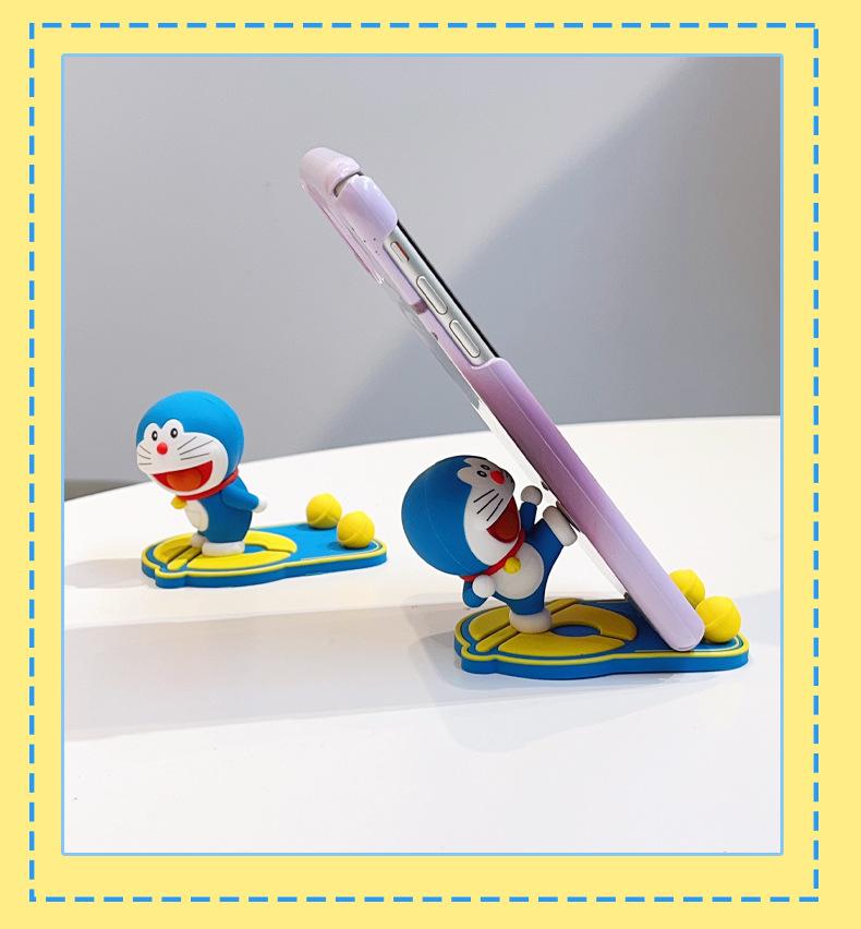Doraemon Cartoon Phone Holder: Creative Desktop Ornament & Gift