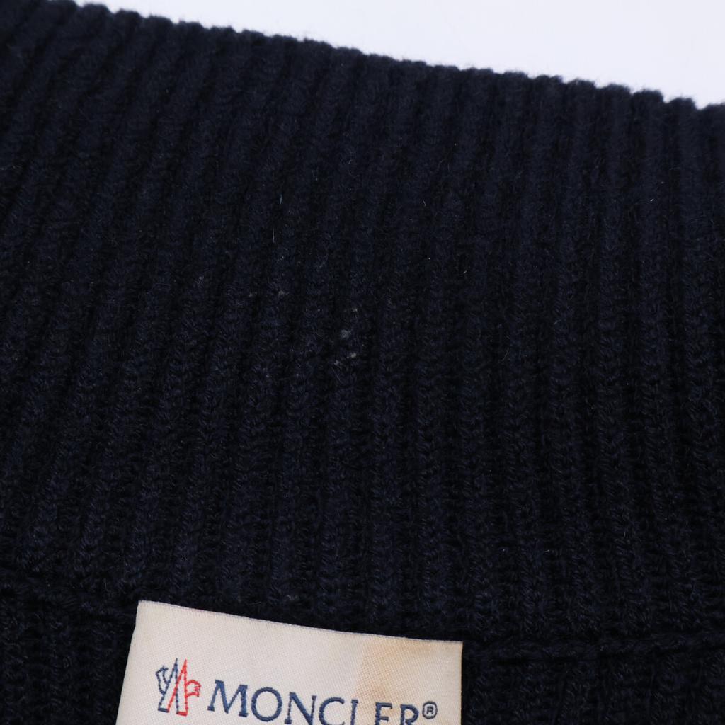 MONCLER F20919B51200 CARDIGAN TRICOT Knit switch down Jacket S NavyUsed