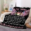 1pc Mother's Love Keepsake Blanket - Perfect Gift for Birthdays, Christmas & Halloween- Soft, Warm & Versatile yy250909194