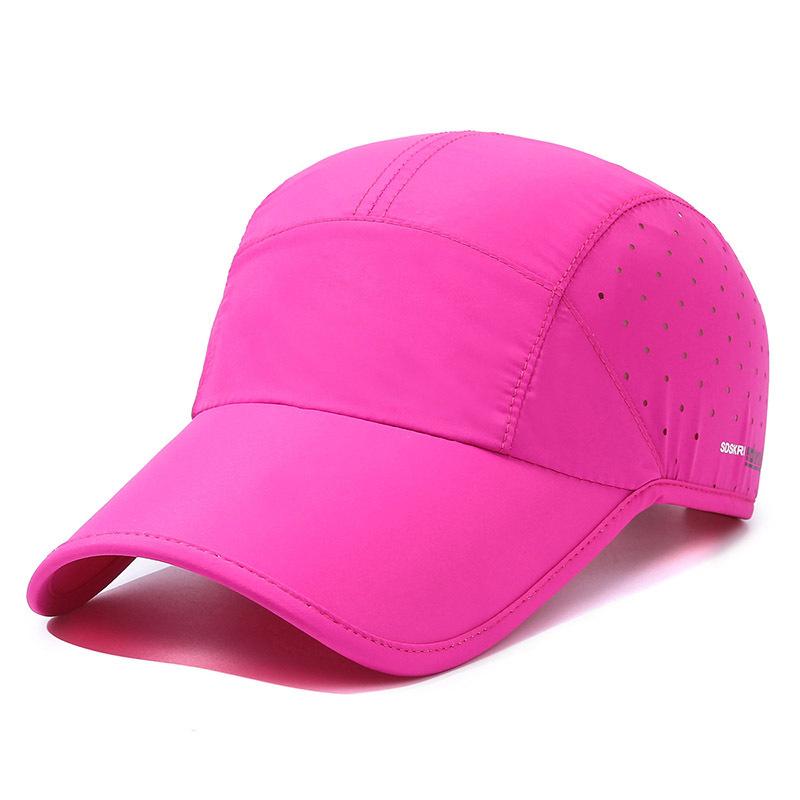 Outdoor Sport Quick Dry Waterproof Breathable Baseball Cap Summer For Men Women Fashion Adjustable Snapback Thin Sun Shade Hat