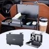 Car Back Seat Tray Auto Dining Folding Table Car Back Seat Food Tray Drink Cup Cell Phone Holder Shelf Car Interior Accessories