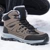 Snow Boots Men Winter Boots Outdoor Cotton Boots Male Warm Plush Boots Hiking Boots Men Casual Shoes Men Mountain Snow Boots
