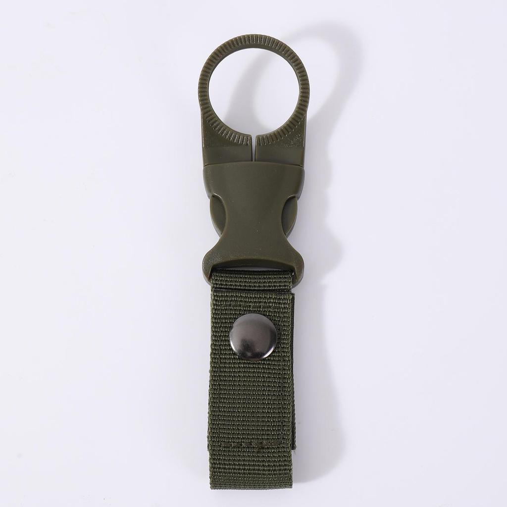 Tactical Webbing Water Bottle Carabiner Clip - Multi-functional Quick Release Hanger Buckle