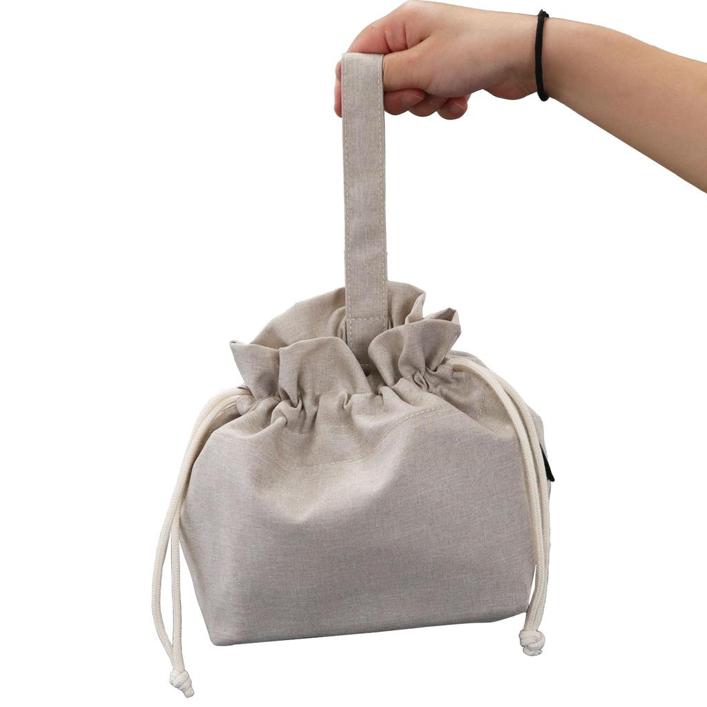 Insulated Lunch Keeps Food Cold and for Men and Women [ARASAWA] Washable! Pouch, Hot, Washable, Simple, Stylish, Compact, (Heather Gray)