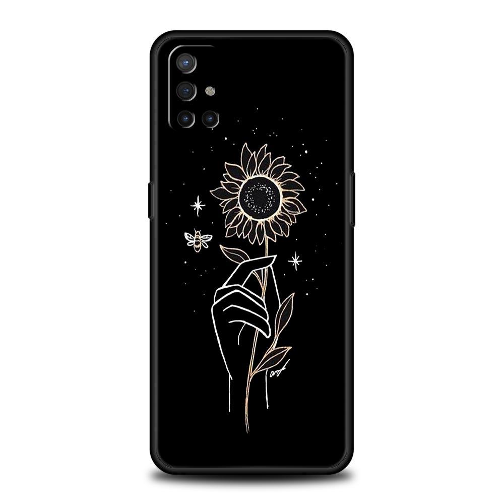 moon Tarot cat Aesthetic Phone Case For OnePlus 10 9 Pro 9T 10R 9R 9RT 8T 8 7 6T 7T Nord 2T CE 2 5G N200 N10 N100 Silicone Cover