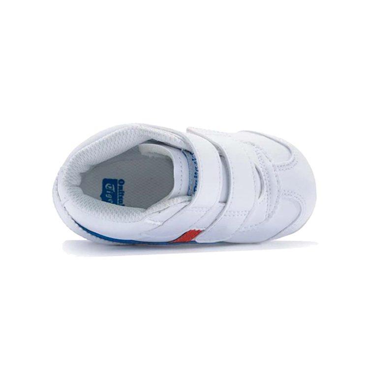 Onitsuka Tiger Mexico Mid Runner Slip Resistant Cushioning Mid top Toddler Shoes Blue White Infant And Toddler 1184A001-100