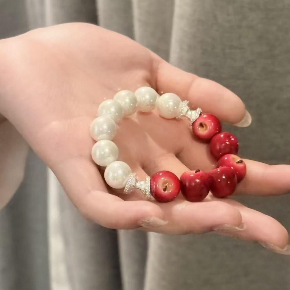 Resin Beads Bracelet Dopamine Summer Bohemian Jewelry Kawaii Simulation Fruit Bracelet  Party